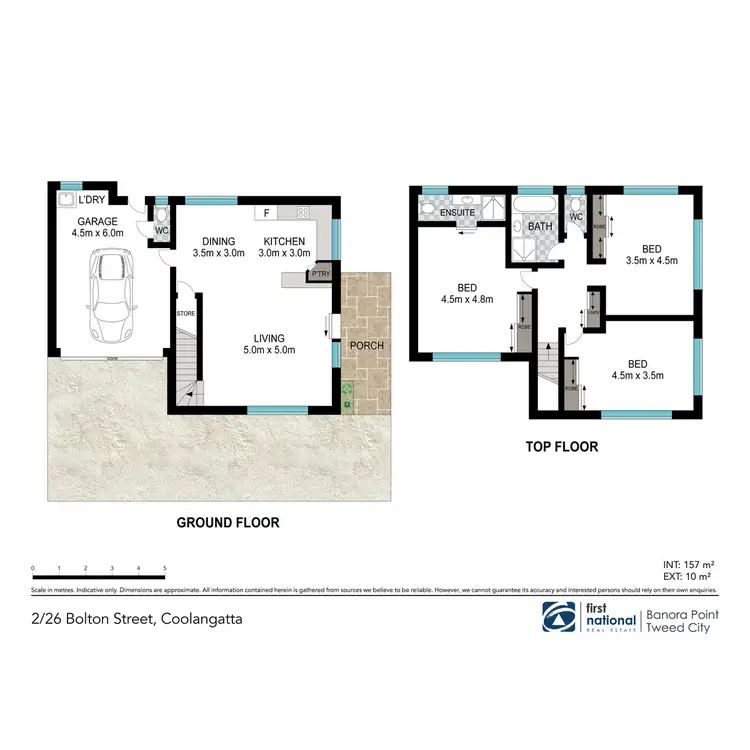Floorplan of Homely semi-detached listing, 2/26 Bolton Street, Coolangatta QLD 4225