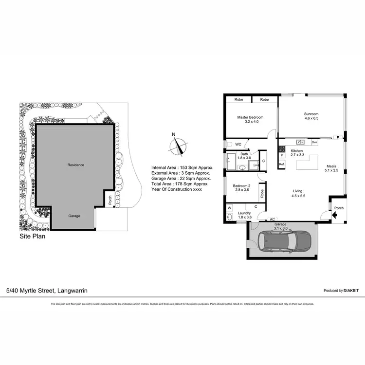Floorplan of Homely unit listing, 5/40 Myrtle Street, Langwarrin VIC 3910