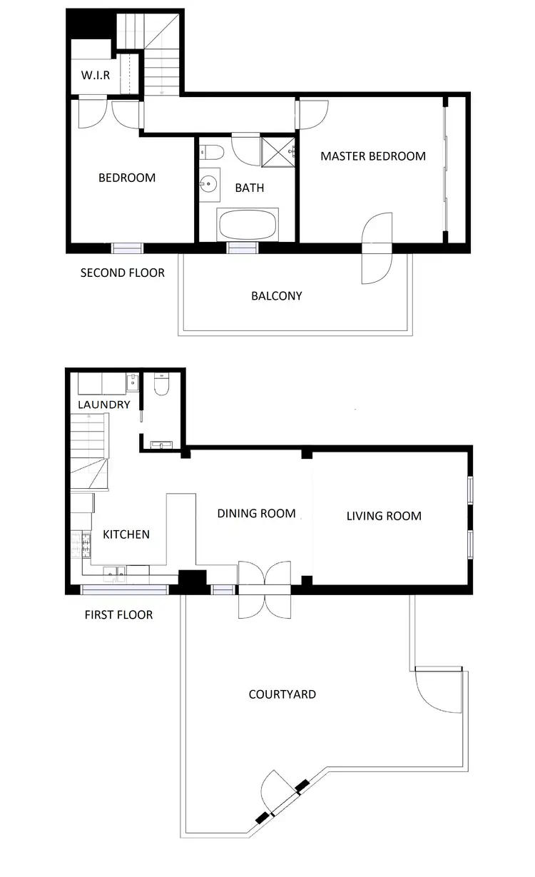 Floorplan of Homely townhouse listing, 2/430 Smollett Street, Albury NSW 2640