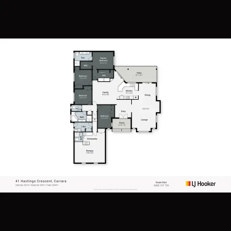 Floorplan of Homely house listing, 41 Hastings Crescent, Carrara QLD 4211