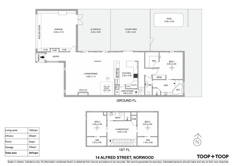 Floorplan of Homely house listing, 14 Alfred Street, Norwood SA 5067