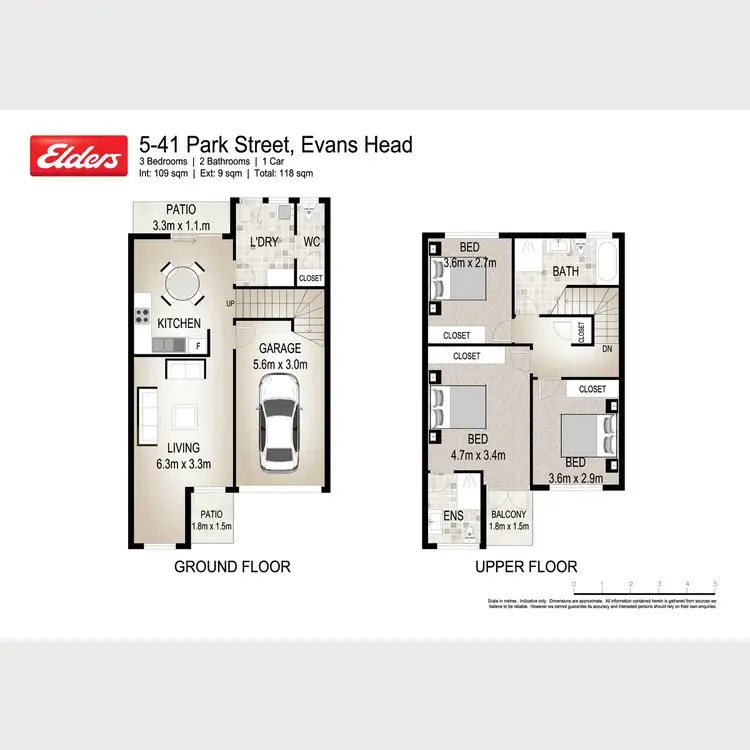 Floorplan of Homely townhouse listing, 5/41 Park Street, Evans Head NSW 2473
