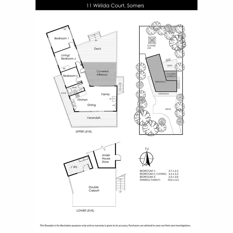 Floorplan of Homely house listing, 11 Wirilda Court, Somers VIC 3927