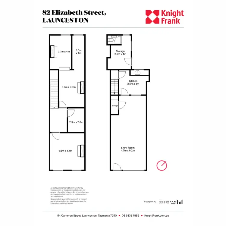 Floorplan of Homely terrace listing, 82 Elizabeth Street, Launceston TAS 7250