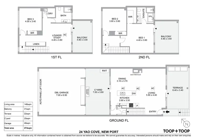 Floorplan of Homely house listing, 24 Yao Cove, New Port SA 5015