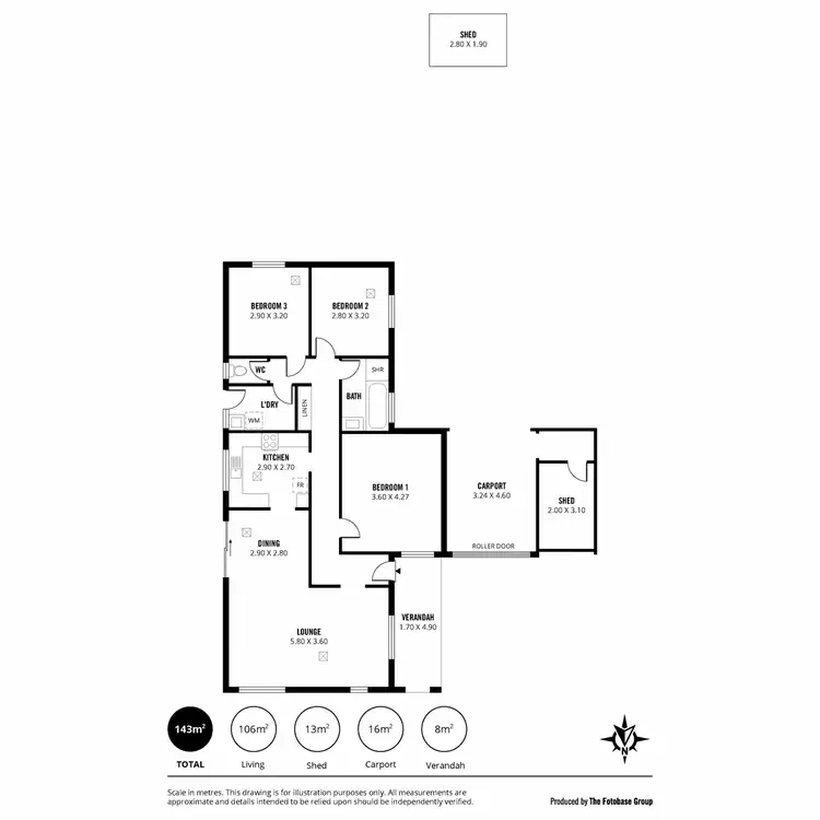 Floorplan of Homely house listing, 29 Trelawney Crescent, Huntfield Heights SA 5163