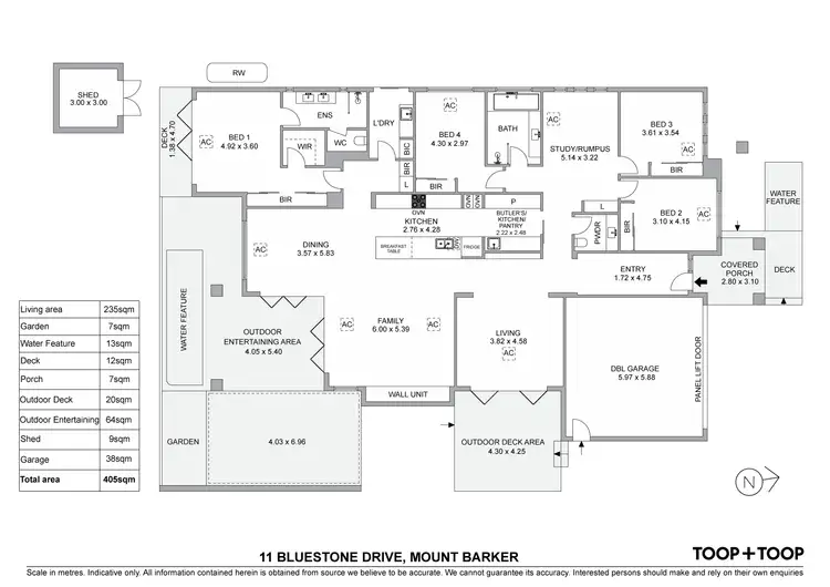 Floorplan of Homely house listing, 11 Bluestone Drive, Mount Barker SA 5251