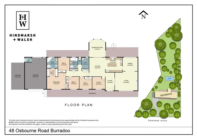 Floorplan of Homely house listing, 48 Osborne Street, Burradoo NSW 2576