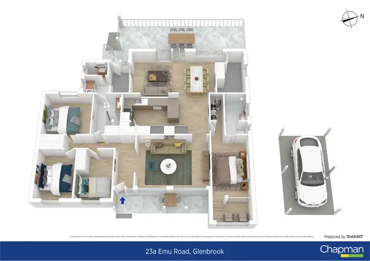 Floorplan of Homely house listing, 23a Emu Road, Glenbrook NSW 2773