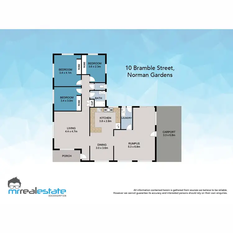 Floorplan of Homely house listing, 10 Bramble Street, Norman Gardens QLD 4701