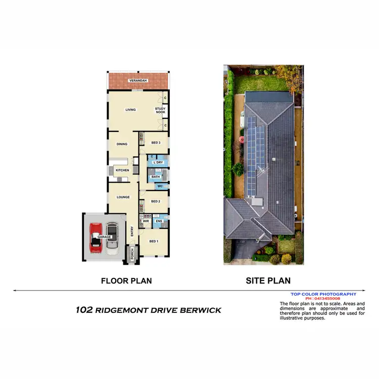 Floorplan of Homely house listing, 102 Ridgemont Drive, Berwick VIC 3806