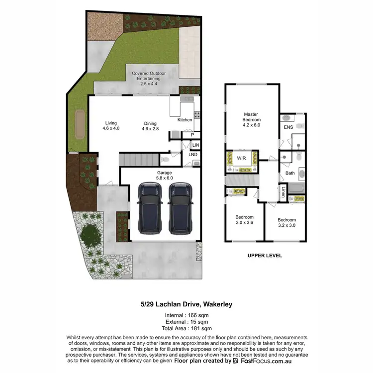 Floorplan of Homely townhouse listing, 5/29 Lachlan Drive, Wakerley QLD 4154