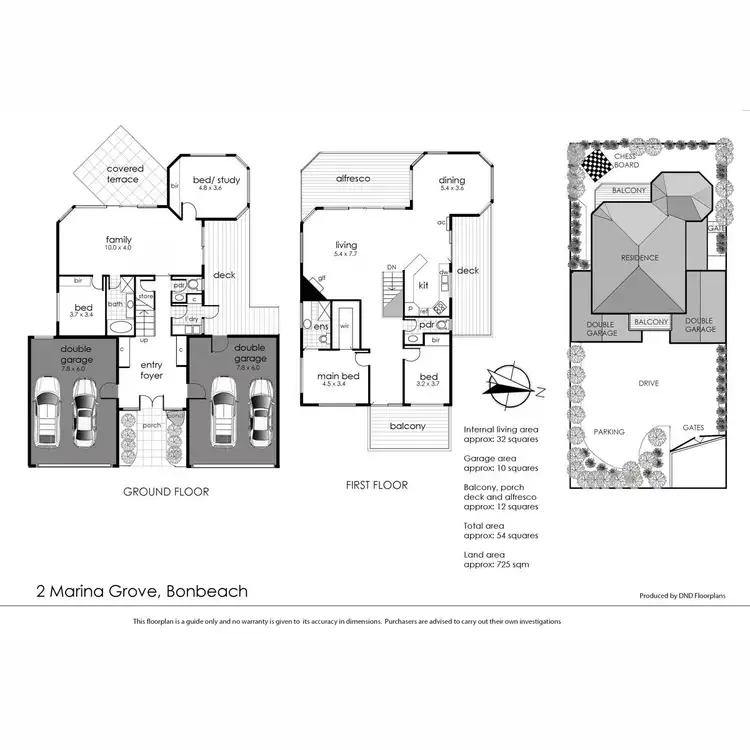 Floorplan of Homely house listing, 2 Marina Grove, Bonbeach VIC 3196