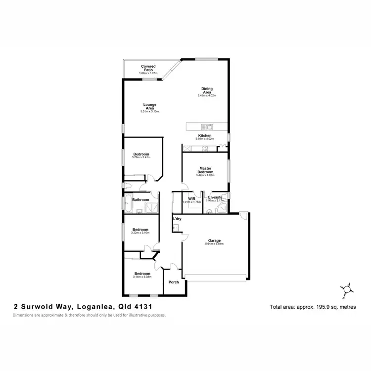 Floorplan of Homely house listing, 2 Surwold Way, Loganlea QLD 4131