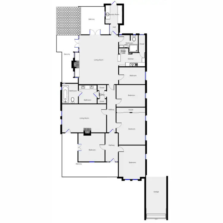 Floorplan of Homely house listing, 117 Cobra Street, Dubbo NSW 2830