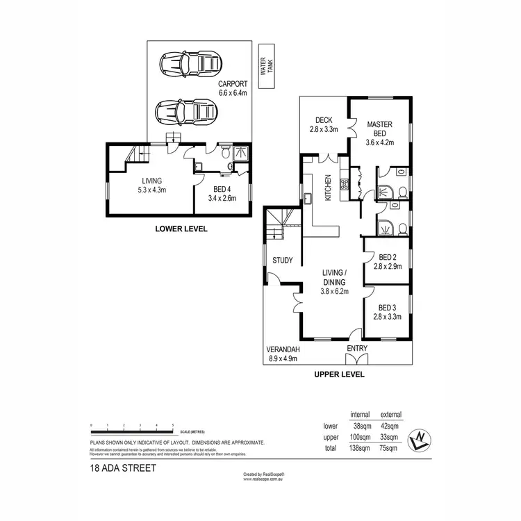 Floorplan of Homely house listing, 18 Ada Street, Paddington QLD 4064