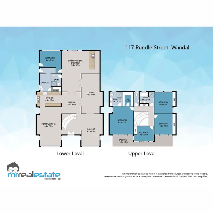 Floorplan of Homely house listing, 117 Rundle Street, Wandal QLD 4700