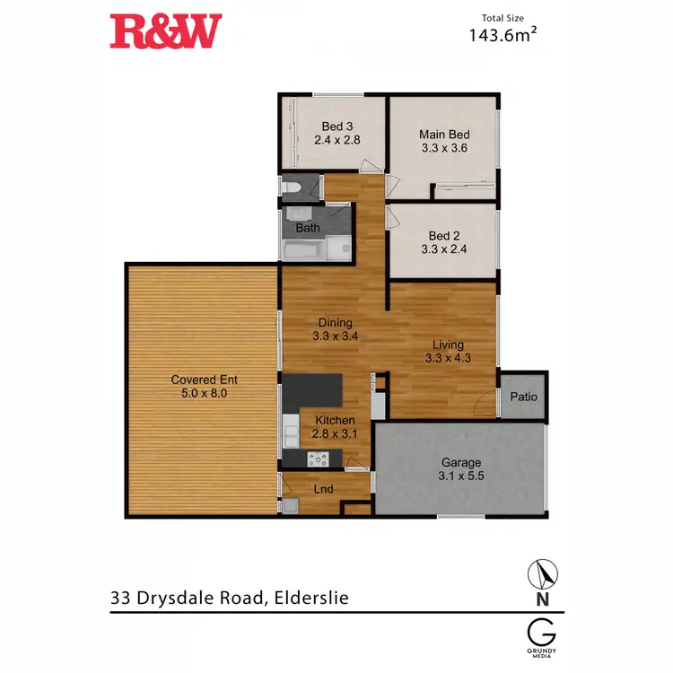 Floorplan of Homely house listing, 33 Drysdale Road, Elderslie NSW 2570