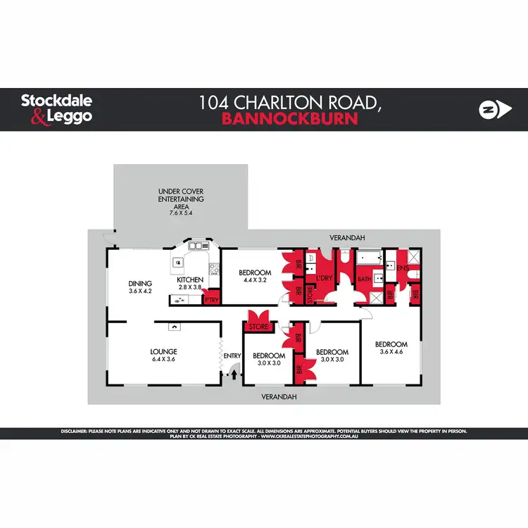 Floorplan of Homely house listing, 104 Charlton Road, Bannockburn VIC 3331