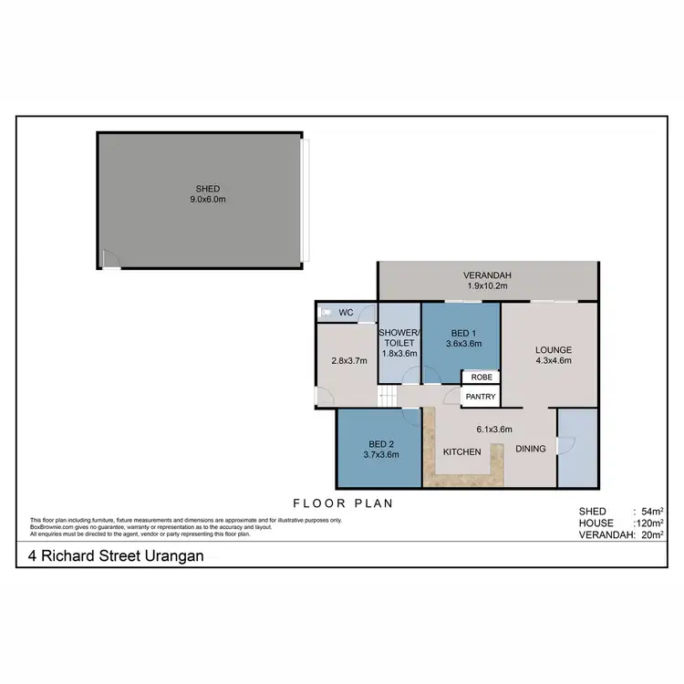 Floorplan of Homely house listing, 4 Richard Street, Urangan QLD 4655