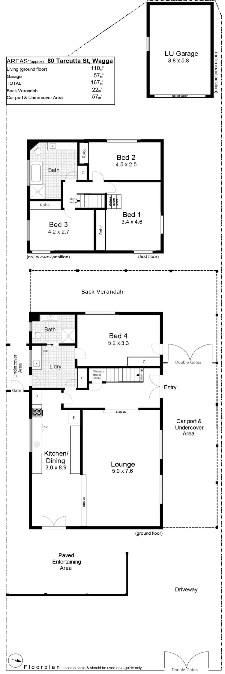 Floorplan of Homely house listing, 80 Tarcutta Street, Wagga Wagga NSW 2650