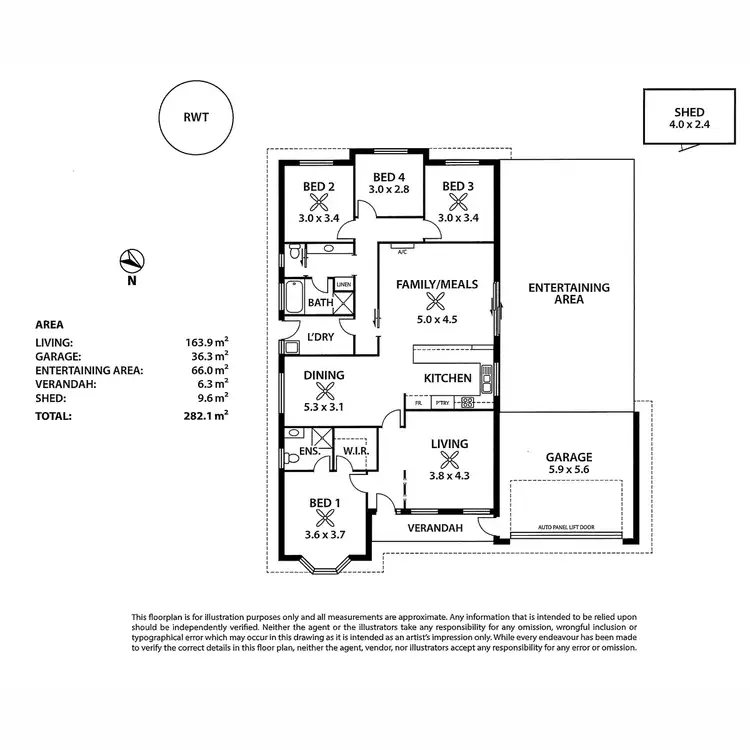 Floorplan of Homely house listing, 184 Princes Highway, Tailem Bend SA 5260