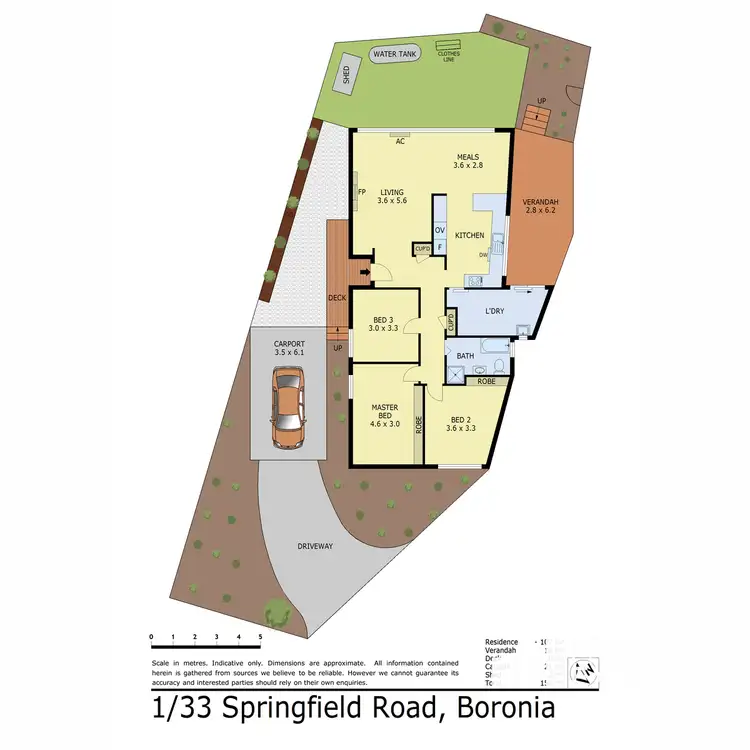 Floorplan of Homely house listing, 1/33 Springfield Road, Boronia VIC 3155