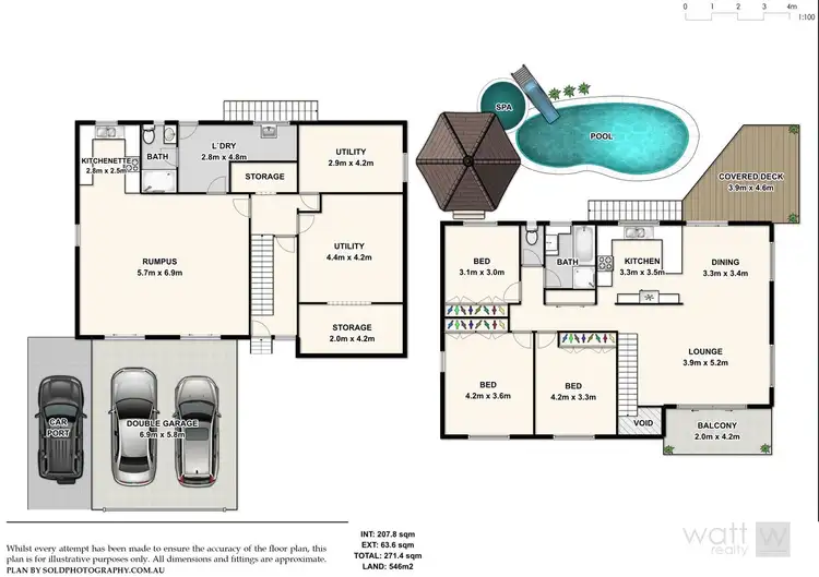 Floorplan of Homely house listing, 5 Toomey Street, Chermside West QLD 4032