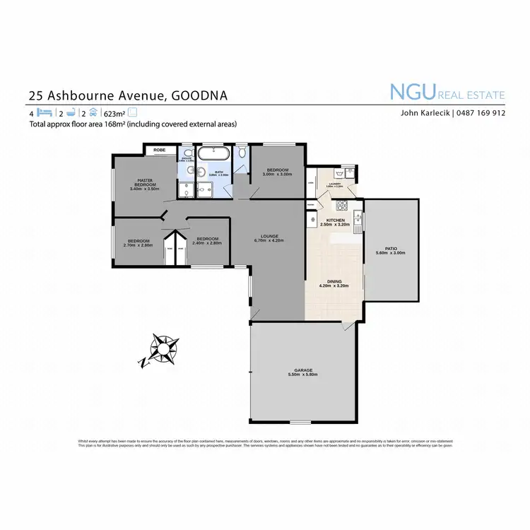 Floorplan of Homely house listing, 25 Ashbourne Avenue, Goodna QLD 4300