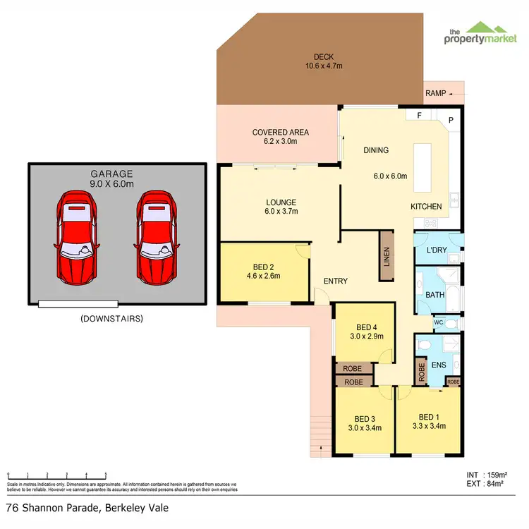 Floorplan of Homely house listing, 76 Shannon Parade, Berkeley Vale NSW 2261