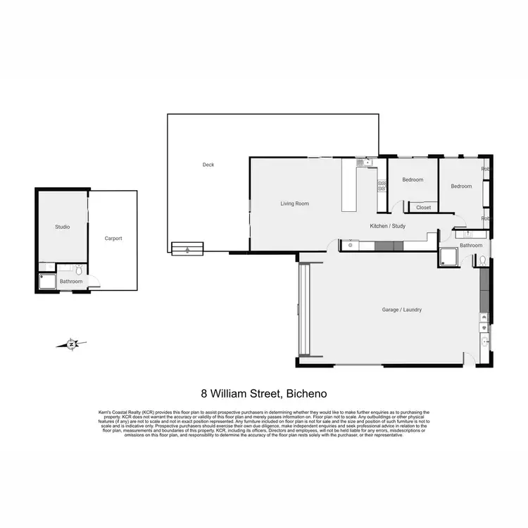 Floorplan of Homely house listing, 8 William Street, Bicheno TAS 7215