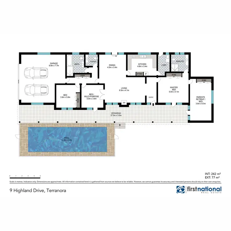 Floorplan of Homely house listing, 9 Highland Drive, Terranora NSW 2486