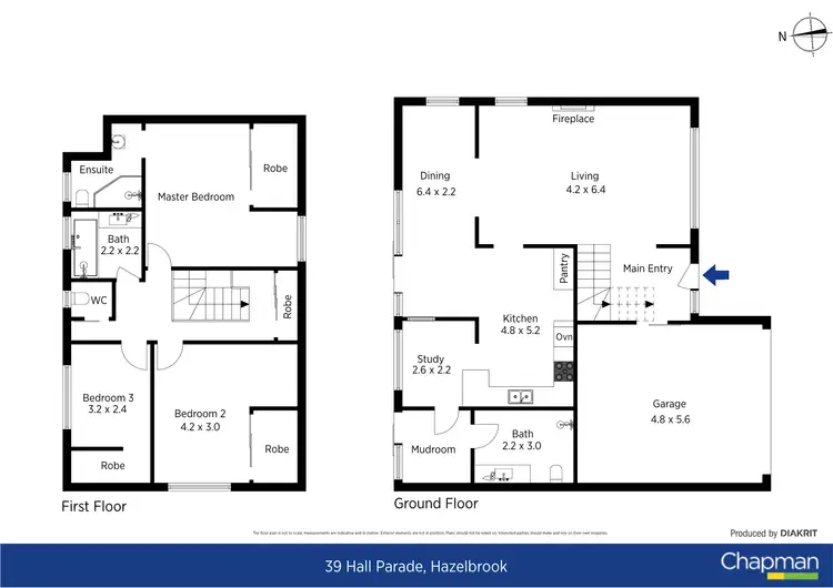 Floorplan of Homely house listing, 39 Hall Parade, Hazelbrook NSW 2779