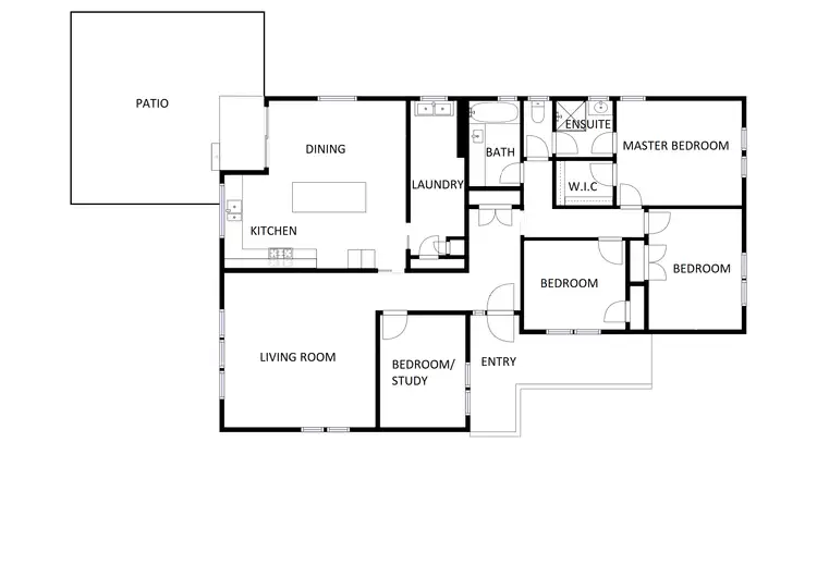 Floorplan of Homely house listing, 3 Maneroo Court, Wodonga VIC 3690