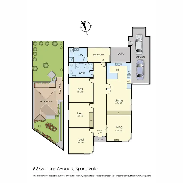 Floorplan of Homely house listing, 62 Queens Avenue, Springvale VIC 3171