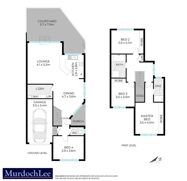 Floorplan of Homely semi-detached listing, 2/49a Clarence Street, Merrylands NSW 2160