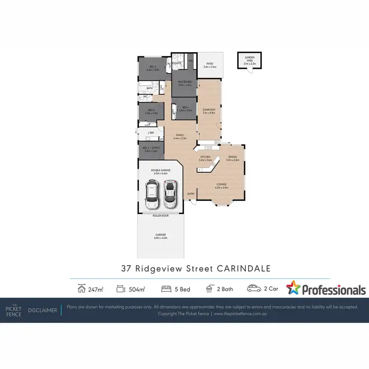 Floorplan of Homely house listing, 37 Ridgeview, Carindale QLD 4152
