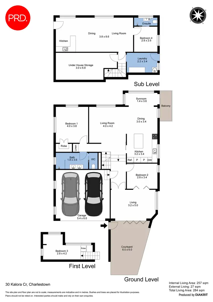 Floorplan of Homely house listing, 30 Kalora Crescent, Charlestown NSW 2290
