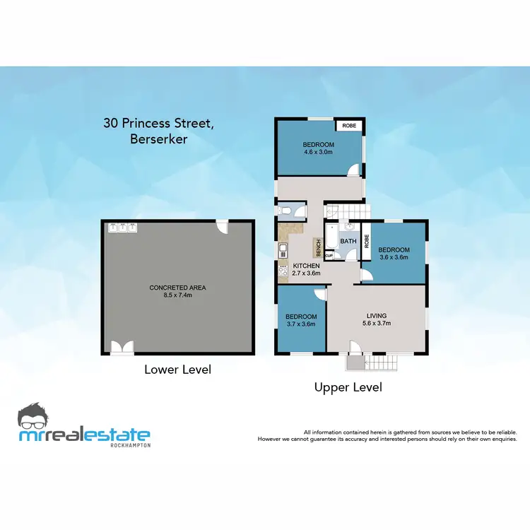 Floorplan of Homely house listing, 30 Princess Street, Berserker QLD 4701