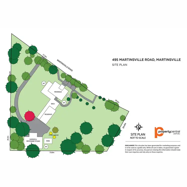 Floorplan of Homely rural property listing, 495 Martinsville Road, Martinsville NSW 2265