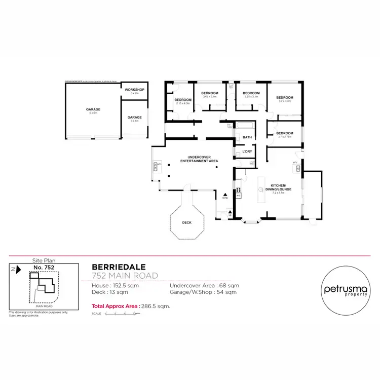 Floorplan of Homely house listing, 752 Main Road, Berriedale TAS 7011