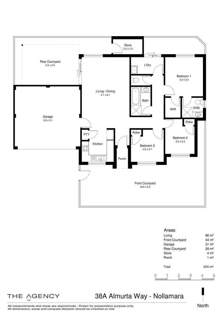 Floorplan of Homely house listing, 38A Almurta Way, Nollamara WA 6061