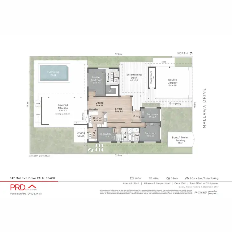 Floorplan of Homely house listing, 147 Mallawa Drive, Palm Beach QLD 4221