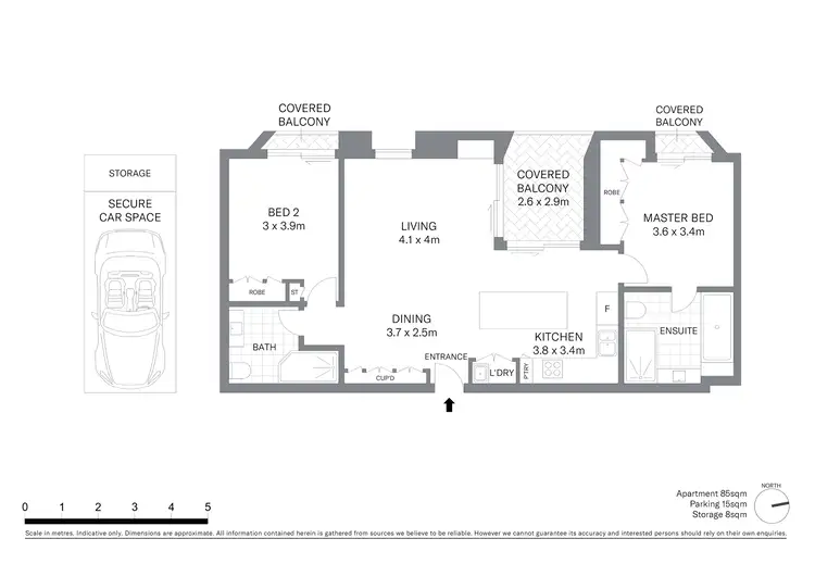Floorplan of Homely apartment listing, 705/15 Young Street, Sydney NSW 2000