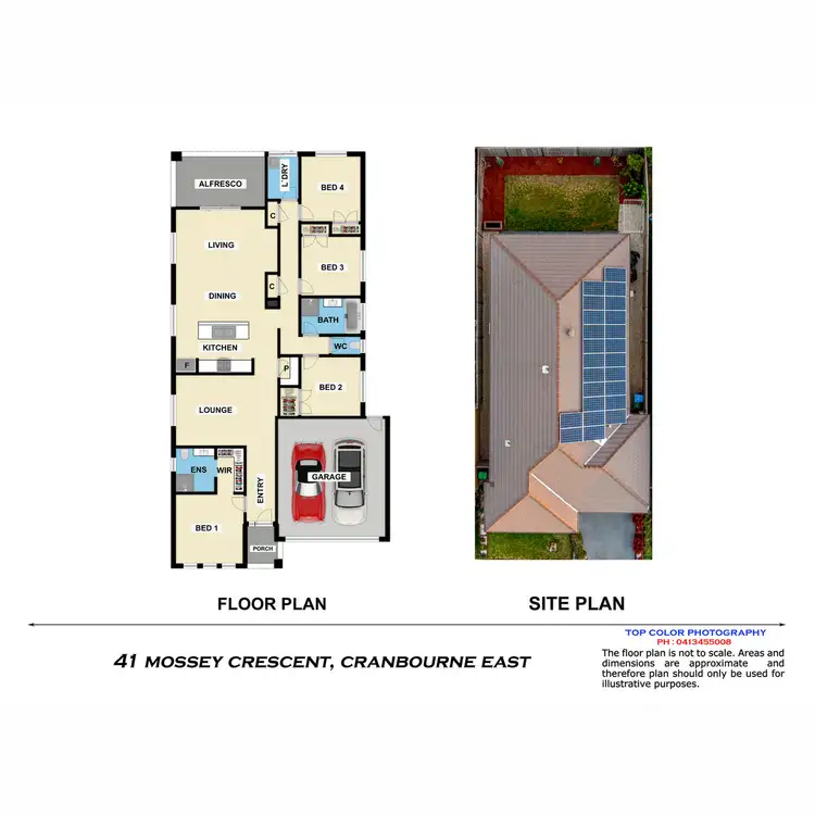Floorplan of Homely house listing, 41 Mossey Crescent, Cranbourne East VIC 3977