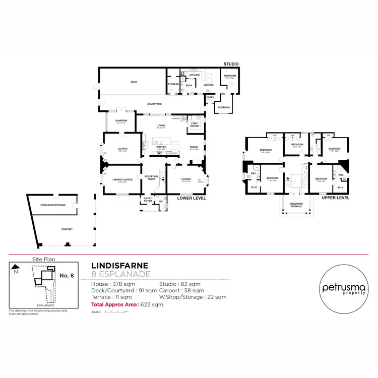Floorplan of Homely house listing, 8 Esplanade, Lindisfarne TAS 7015
