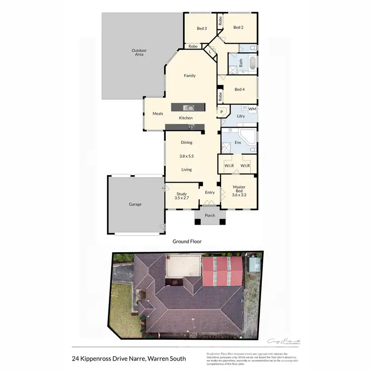 Floorplan of Homely house listing, 24 Kippenross Drive, Narre Warren South VIC 3805