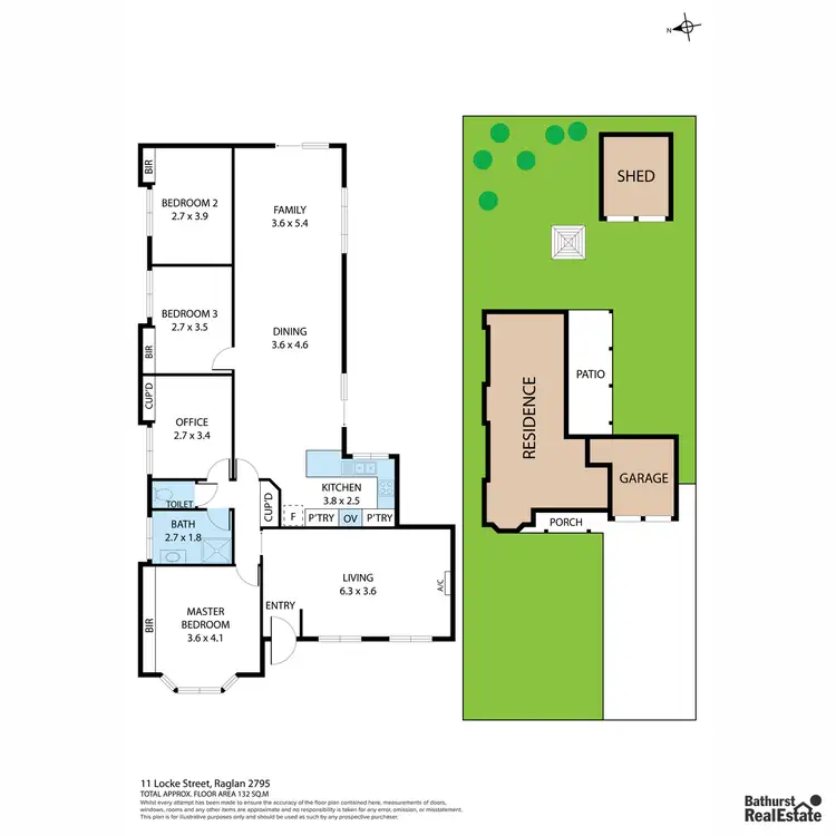 Floorplan of Homely house listing, 11 Locke Street, Raglan NSW 2795