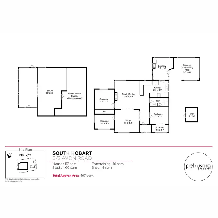 Floorplan of Homely house listing, 2/2 Avon Road, South Hobart TAS 7004