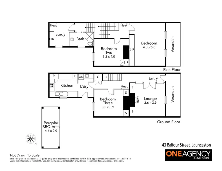 Floorplan of Homely house listing, 43 Balfour Street, Launceston TAS 7250